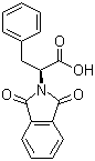 结构式 CAS# 5123-55-7, N-邻苯二甲酰-L-苯丙氨酸