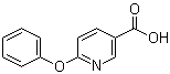 结构式 CAS# 51362-38-0, 6-苯氧基烟酸