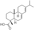 Abietic acid molecular structure (CAS 514-10-3)