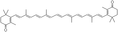 Canthaxanthin molecular structure (CAS 514-78-3)
