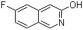 结构式 CAS# 51463-15-1, 6-氟-3-羟基异喹啉
