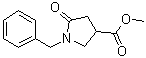 结构式 CAS# 51535-00-3, 1-苄基-5-氧代吡咯烷-3-羧酸甲酯
