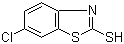 结构式 CAS# 51618-29-2, 6-氯-2-巯基苯并噻唑