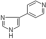 结构式 CAS# 51746-87-3, 4-(1H-咪唑-4-基)吡啶