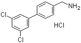 3',5'-Dichloro-[1,1'-biphenyl]-4-methanamine hydrochloride molecular structure (CAS 518357-39-6)