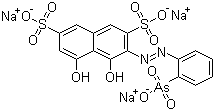 Arsenazo I molecular structure (CAS 520-10-5)