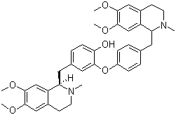 结构式 CAS# 524-17-4, 蝙蝠葛碱