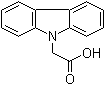 9H-Carbazole-9-acetic acid molecular structure (CAS 524-80-1)