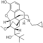 Buprenorphine molecular structure (CAS 52485-79-7)