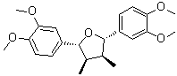 rel-(2R,3R,4S,5S)-2,5-Bis(3,4-dimethoxyphenyl)tetrahydro-3,4-dimethylfuran molecular structure (CAS 528-63-2)