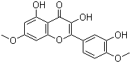 结构式 CAS# 529-40-8, 商陆黄素; 3,5,3'-三羟基-7,4'-二甲氧基黄酮