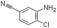 结构式 CAS# 53312-79-1, 3-氨基-4-氯苯甲腈