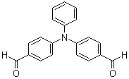 结构式 CAS# 53566-95-3, N,N-双(对甲酰基苯基)苯胺