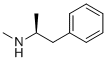 Methamphetamine molecular structure (CAS 537-46-2)