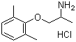 Mexiletine hydrochloride  molecular structure (CAS 5370-01-4)