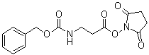 [3-[(2,5-Dioxo-1-pyrrolidinyl)oxy]-3-oxopropyl]carbamic acid phenylmethyl ester molecular structure (CAS 53733-97-4)