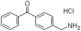 structure of CAS# 53868-45-4, 4-Benzoylbenzylamine hydrochloride