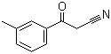 structure of CAS# 53882-81-8, 3-Methylbenzoylacetonitrile;3-(3-Methylphenyl)-3-oxopropanenitrile