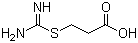 结构式 CAS# 5398-29-8, 3-[(氨基亚氨基甲基)硫基]丙酸; ATPN