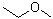 Methyl ethyl ether molecular structure (CAS 540-67-0)