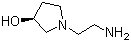 (3S)-1-(2-Aminoethyl)-3-pyrrolidinol molecular structure (CAS 540787-75-5)