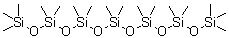 structure of CAS# 541-01-5, Hexadecamethylheptasiloxane;1,1,1,3,3,5,5,7,7,9,9,11,11,13,13,13-Hexadecamethylheptasiloxane