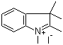 1,2,3,3-Tetramethyl-3H-indolium iodide molecular structure (CAS 5418-63-3)