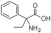 2-Amino-2-phenylbutyric acid molecular structure (CAS 5438-07-3)