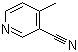 3-Cyano-4-methylpyridine molecular structure (CAS 5444-01-9)