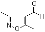 structure of CAS# 54593-26-9, 3,5-Dimethyl-4-isoxazolecarbaldehyde