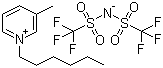 1-Hexyl-3-methylpyridinium bis(trifluoromethanesulfonyl)imide molecular structure (CAS 547718-92-3)