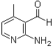 structure of CAS# 54856-60-9, 2-Amino-4-methyl-3-pyridinecarboxaldehyde