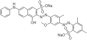 Direct Violet 51 molecular structure (CAS 5489-77-0)
