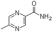 结构式 CAS# 5521-57-3, 5-甲基吡嗪-2-甲酰胺