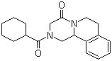 structure of CAS# 55268-74-1, Praziquantel;2-Cyclohexyl-carbonyl-1,3,4,6,7,11b-hexahydro-2H-pyrazine(2,1-a)isoquinoline-4-one
