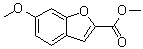 结构式 CAS# 55364-67-5, 6-甲氧基苯并呋喃-2-羧酸甲酯