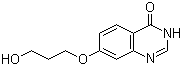 结构式 CAS# 557770-89-5, 7-[3-羟基丙氧基]喹唑啉-4(3H)-酮