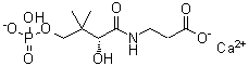 Calcium 4-phosphopantothenate molecular structure (CAS 55816-28-9)