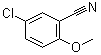 5-氯-2-甲氧基苯甲腈分子结构 (CAS 55877-79-7)