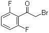 结构式 CAS# 56159-89-8, 2-溴-1-(2,6-二氟苯基)乙酮; 2-溴-2',6'-二氟苯乙酮