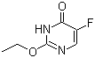 structure of CAS# 56177-80-1, 2-Ethoxy-5-fluoro-1H-pyrimidin-4-one;5-Fluoro-2-ethoxy-4(1H)pyrimidinone