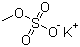 structure of CAS# 562-54-9, Potassium methyl sulfate;Methyl potassium sulfate; Methylsulfuric acid potassium salt