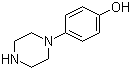 structure of CAS# 56621-48-8, 1-(4-Hydroxyphenyl)piperazine;4-(1-Piperazino)phenol
