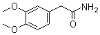 structure of CAS# 5663-56-9, 3,4-Dimethoxyphenylacetamide;2-(3,4-Dimethoxyphenyl)acetamide; NSC 73172
