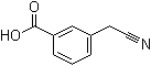 3-羧基苯乙腈分子结构 (CAS 5689-33-8)