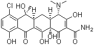 Chlorotetracycline molecular structure (CAS 57-62-5)