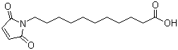 结构式 CAS# 57079-01-3, 11-马来酰胺基十一烷酸