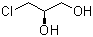 结构式 CAS# 57090-45-6, (R)-3-氯-1,2-丙二醇; R-氯甘油