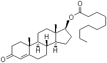 结构式 CAS# 5721-91-5, 癸酸睾丸素; 癸酸睾酮
