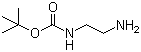 结构式 CAS# 57260-73-8, N-叔丁氧羰基-1,2-乙二胺; N-(2-氨基乙基)氨基甲酸叔丁酯